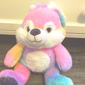 Rainbow plushie